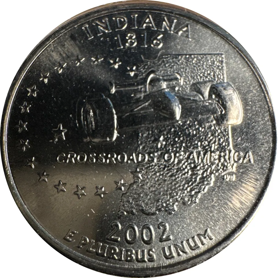 2002-P Washington Quarter Ungraded — back
