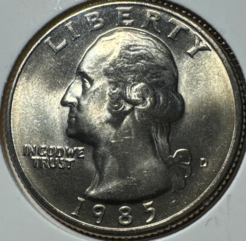 1985-D Washington Quarter Ungraded — front