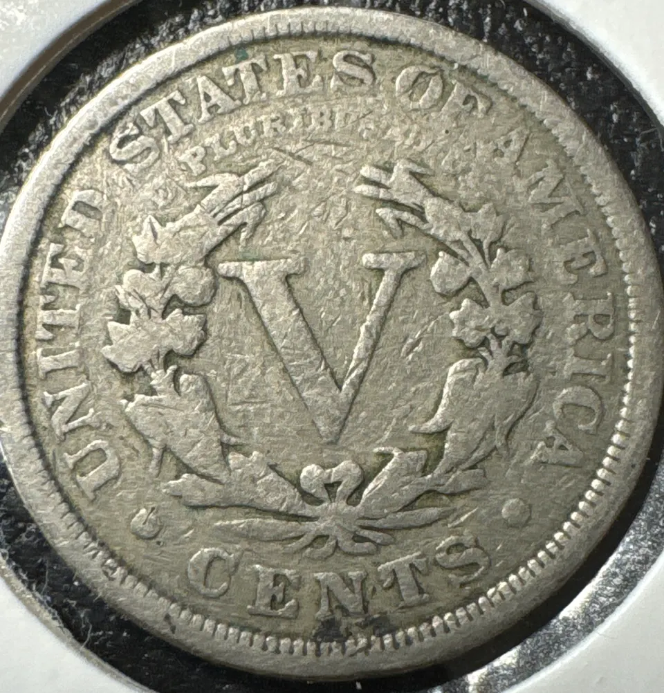 1912-P Liberty V Nickel Ungraded — back