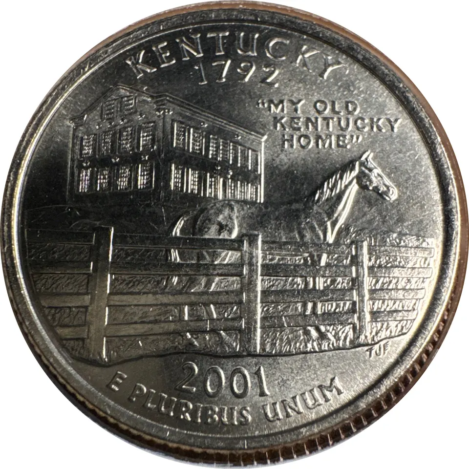 2001-D Washington Quarter Ungraded — back