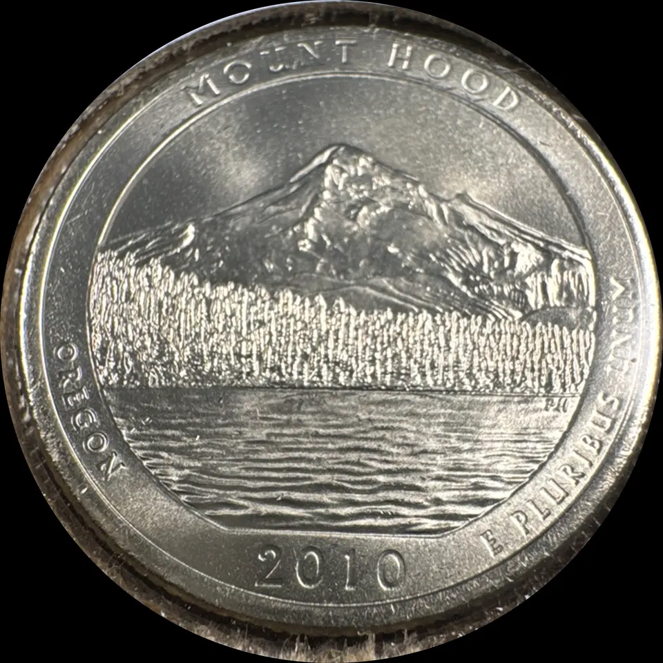 2010-P Washington Quarter Ungraded — back