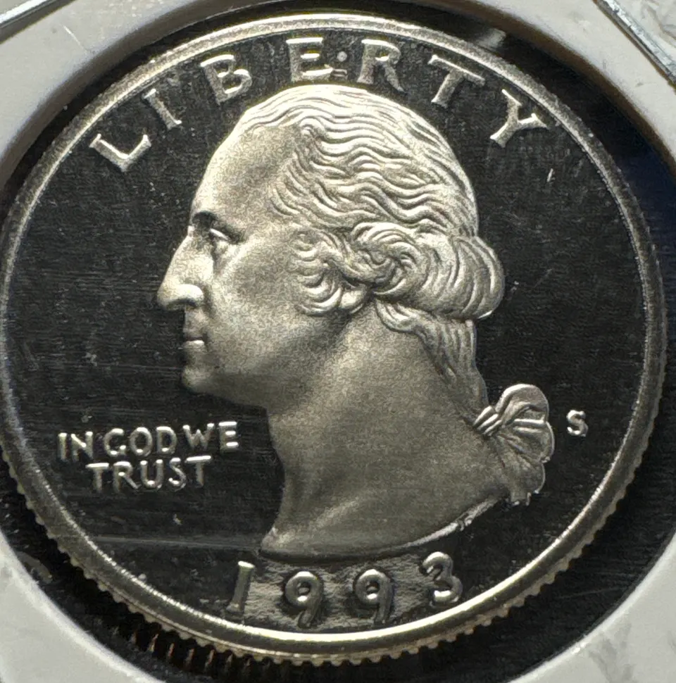 1993-S Washington Quarter Ungraded — front