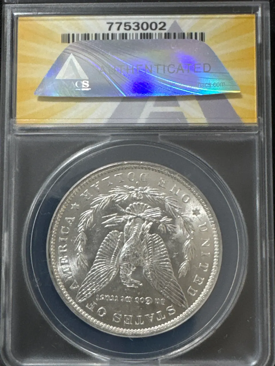 1881-O Morgan Dollar MS62 — back