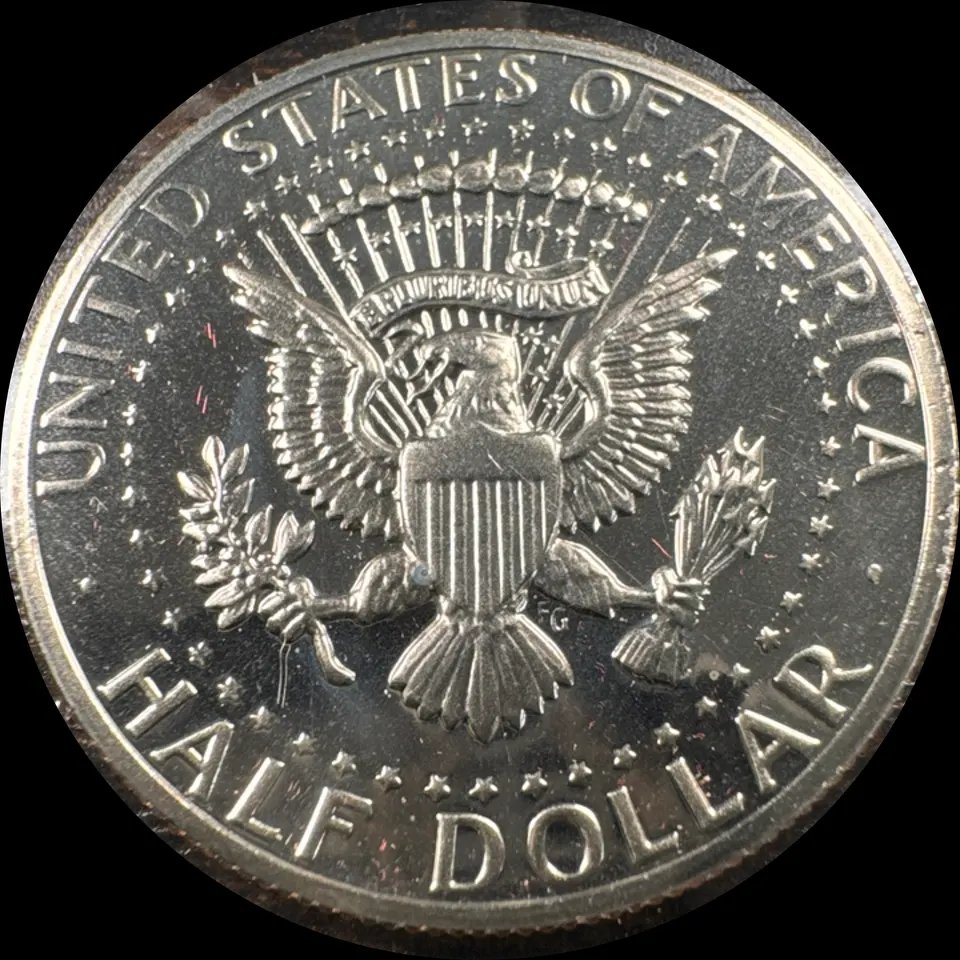 1974-S Kennedy Half Dollar Ungraded — back