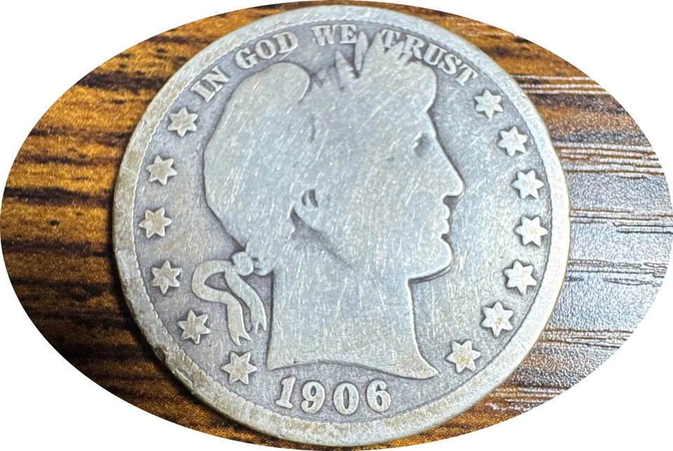 1906-O Barber Half Dollar Ungraded — front