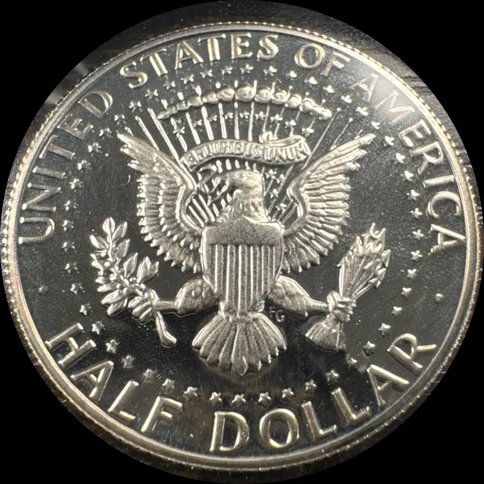 1983-S Kennedy Half Dollar Ungraded — back