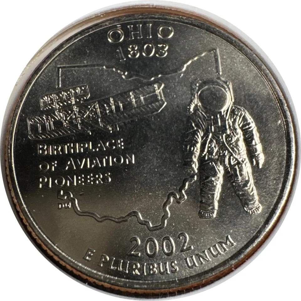 2002-P Washington Quarter Ungraded — back