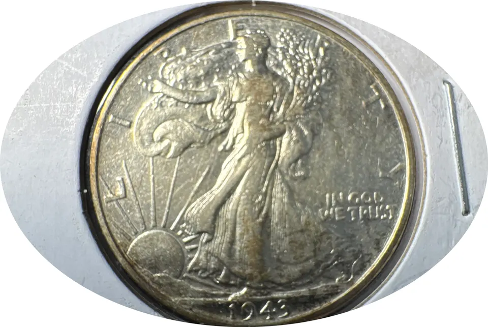 1943-P Walking Liberty Half Dollar Ungraded — front