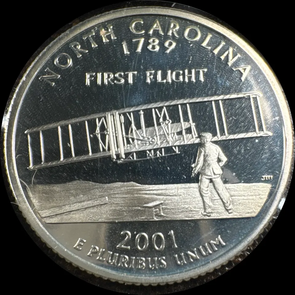 2001-S Washington Quarter Ungraded — back