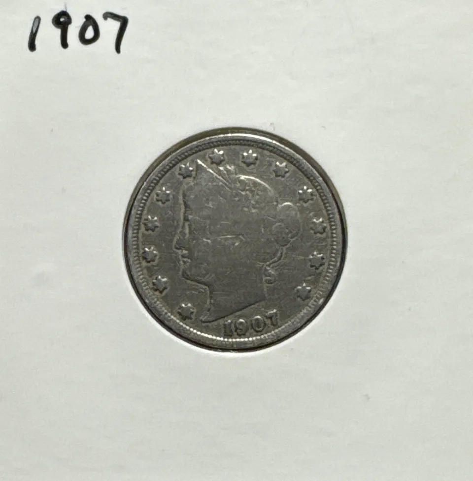 1907-P Liberty V Nickel Ungraded — front