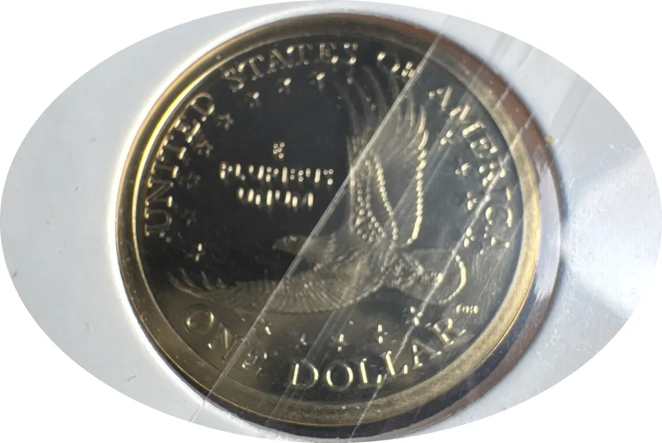 2002-S Sacagawea Dollar Ungraded — back