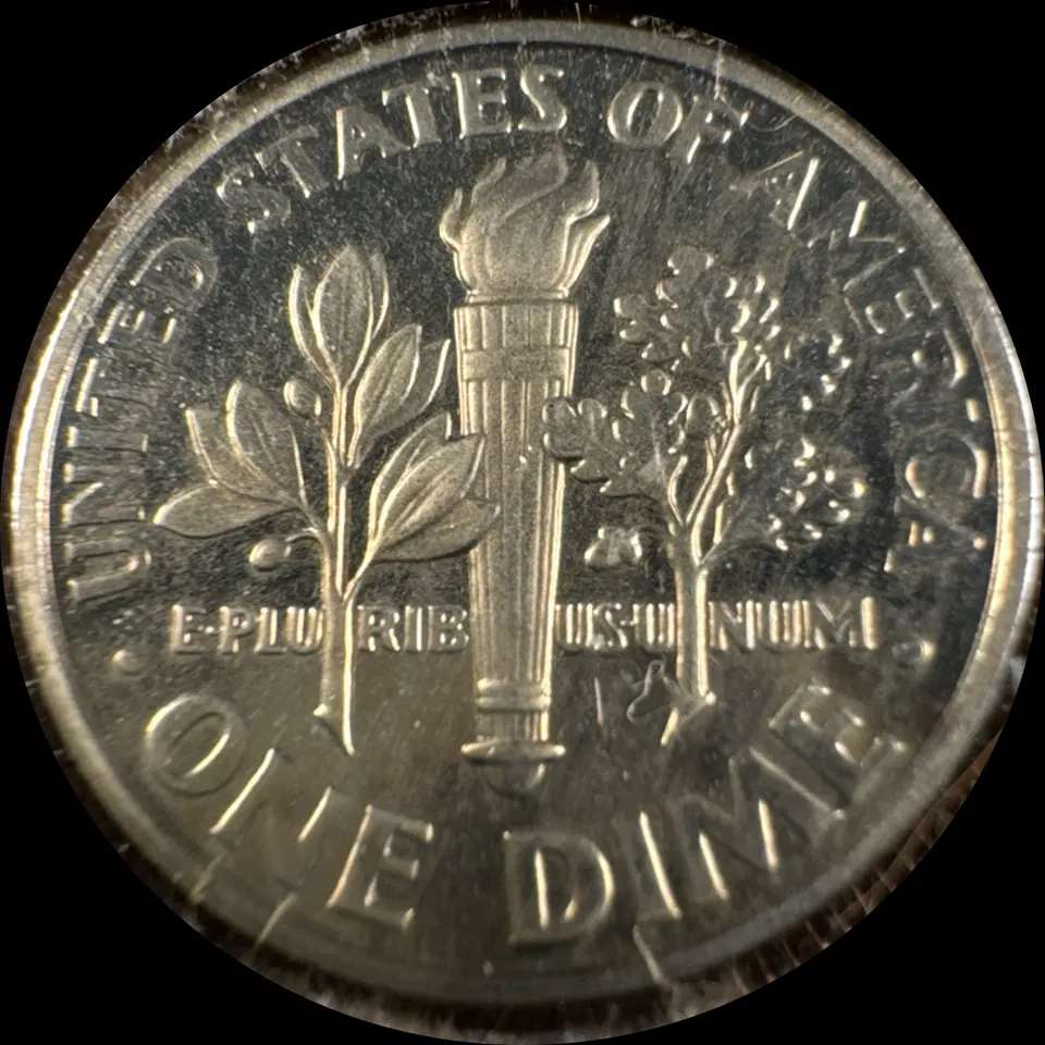 2005-S Roosevelt Dime Ungraded — back