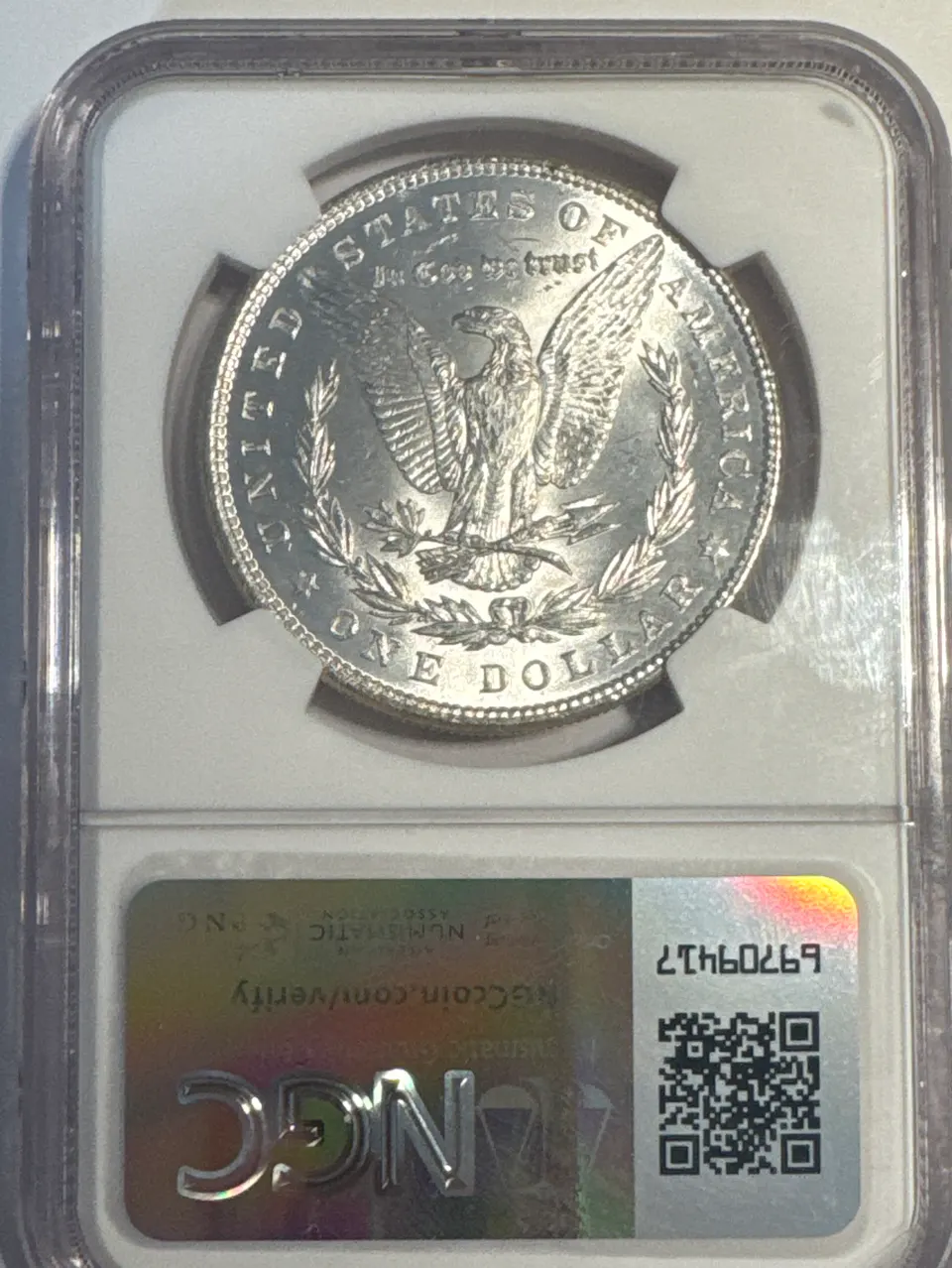 1886-P Morgan Dollar MS63 — back