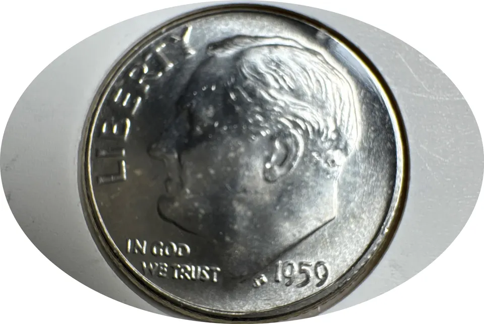 1959-D Roosevelt Dime Ungraded — front