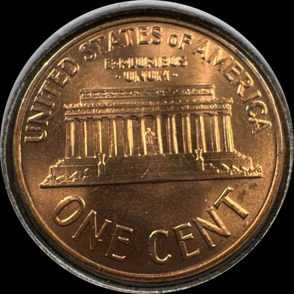 1960-P Lincoln Cent Ungraded — back