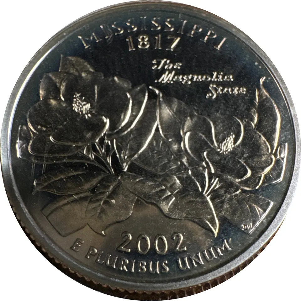 2002-S Washington Quarter Ungraded — back