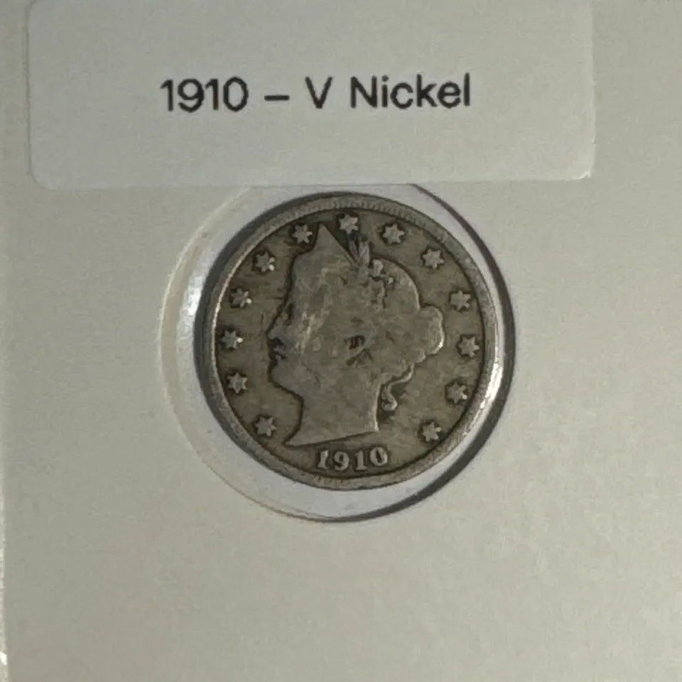 1910-P Liberty V Nickel Ungraded — front