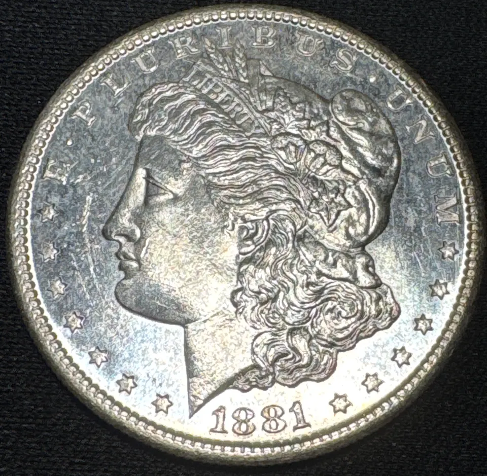 1881-S Morgan Dollar Ungraded — front