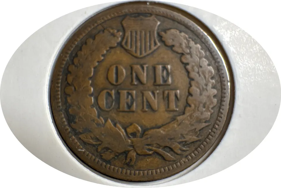 1907-P Indian Head Cent Ungraded — back