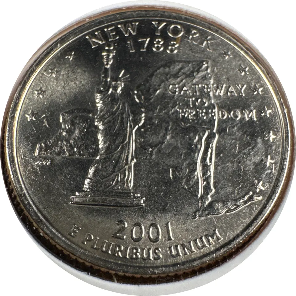 2001-D Washington Quarter Ungraded — back