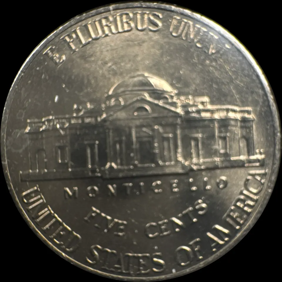 2006-D Jefferson Nickel Ungraded — back