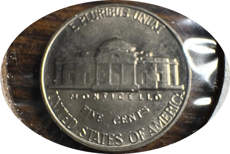 1964-P Jefferson Nickel Ungraded — back