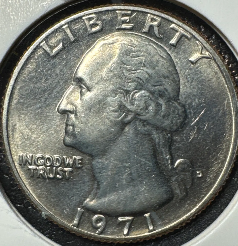 1971-D Washington Quarter Ungraded — front