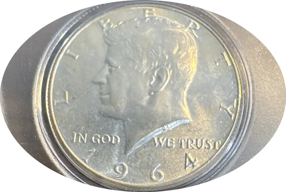 1964-P Kennedy Half Dollar Ungraded — front