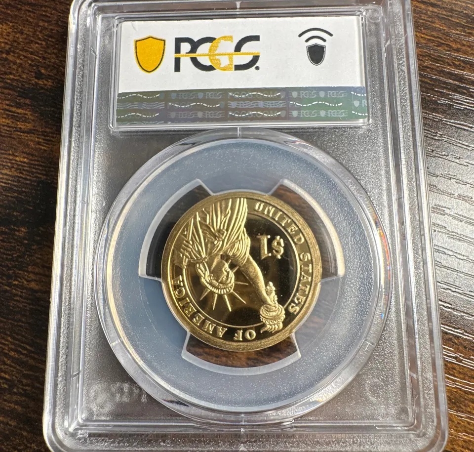 2009-S Presidential Dollar PR69 — back