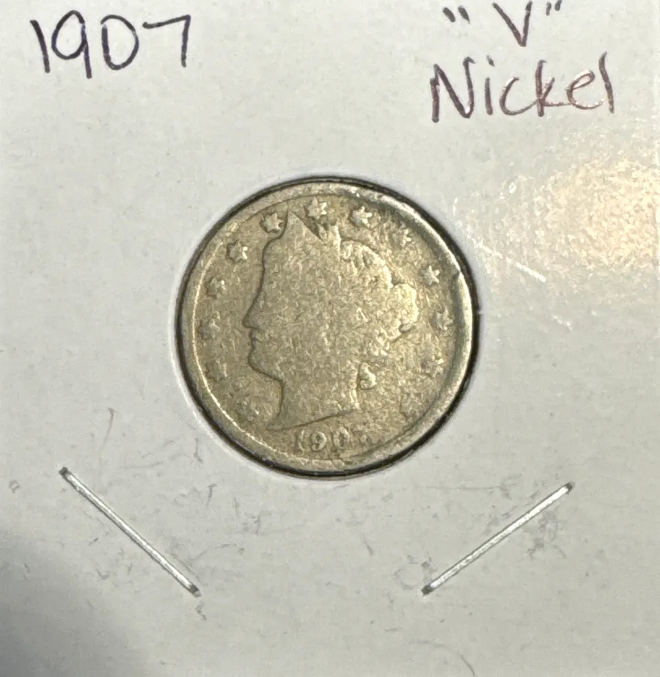 1907-P Liberty V Nickel Ungraded — front