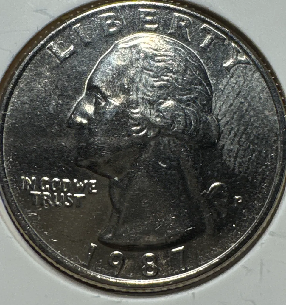 1987-P Washington Quarter Ungraded — front