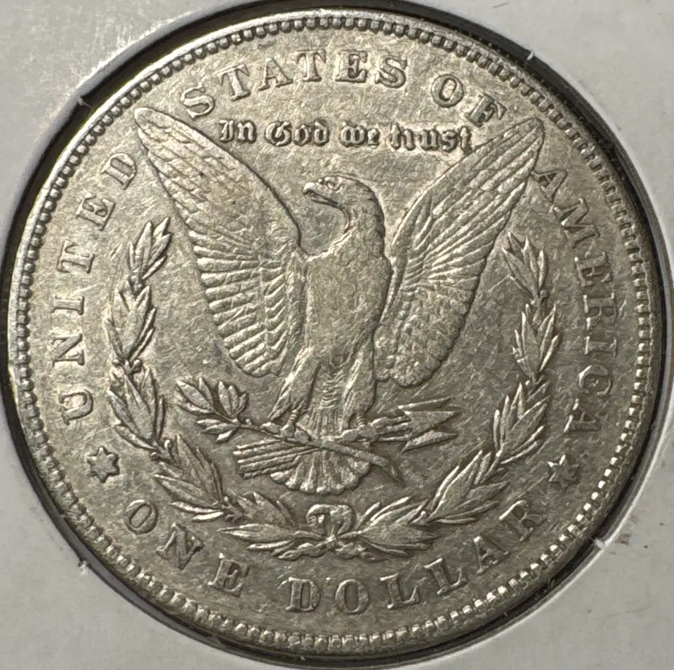 1878-P Morgan Dollar Ungraded — back