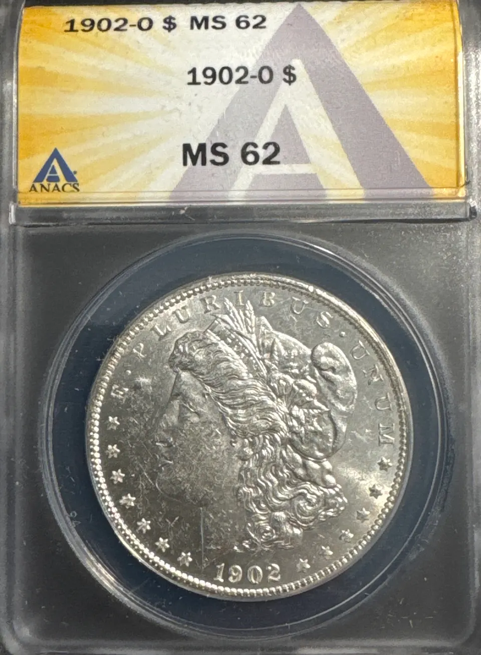 1902-O Morgan Dollar MS62 — front
