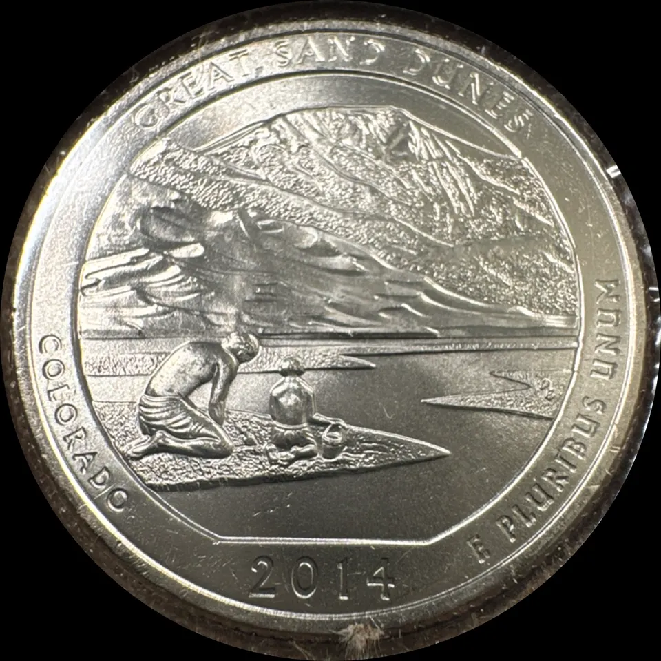 2014-P Washington Quarter Ungraded — back