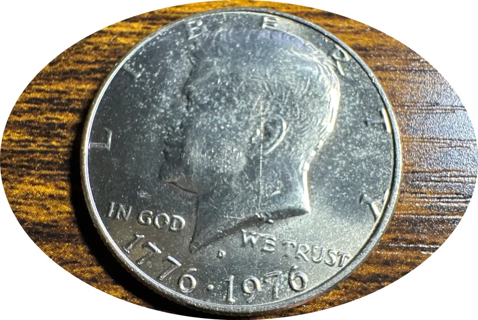 1976-D Kennedy Half Dollar Ungraded — front