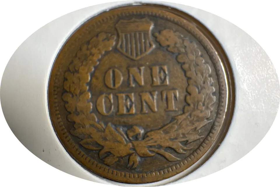 1904-P Indian Head Cent Ungraded — back