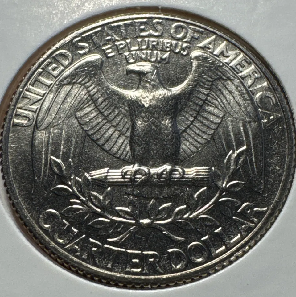 1987-P Washington Quarter Ungraded — back
