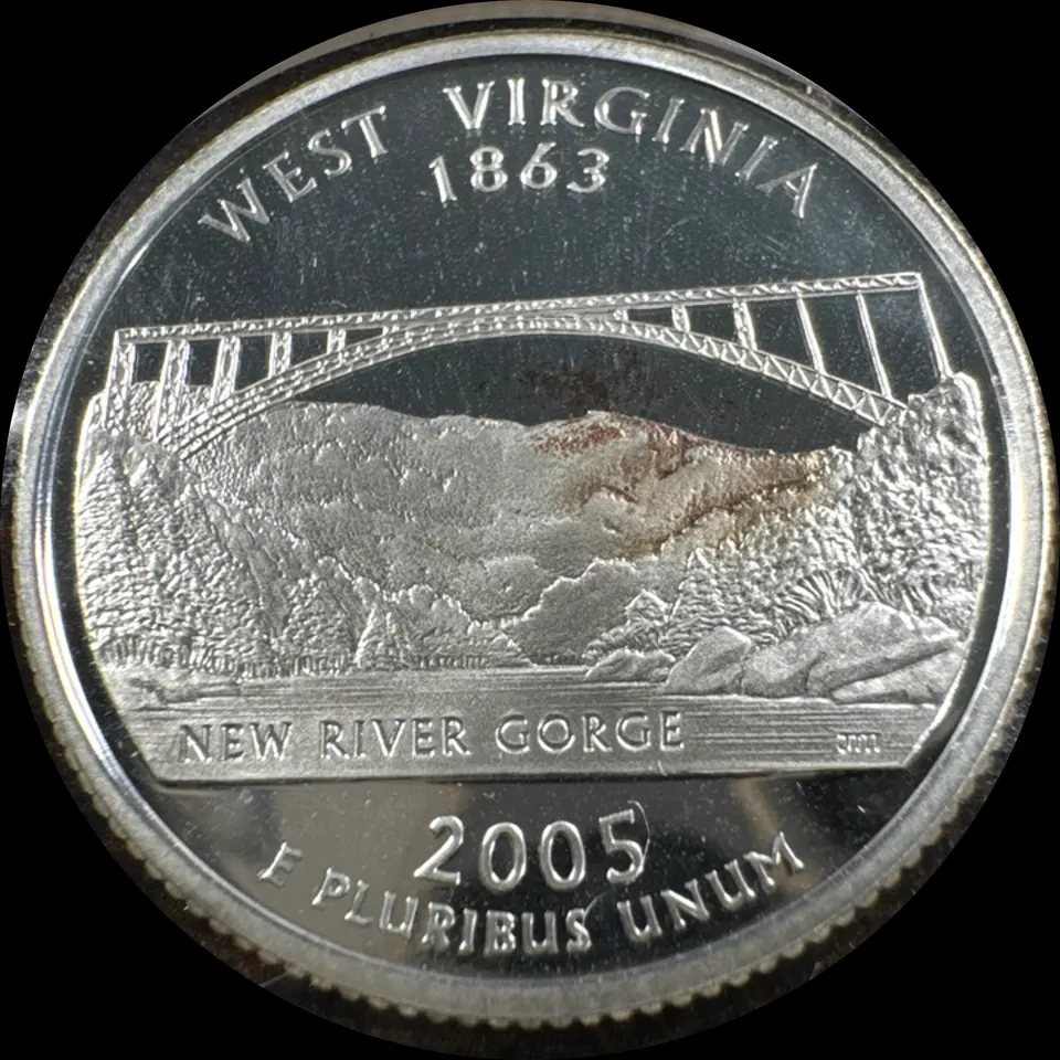 2005-S Washington Quarter Ungraded — back