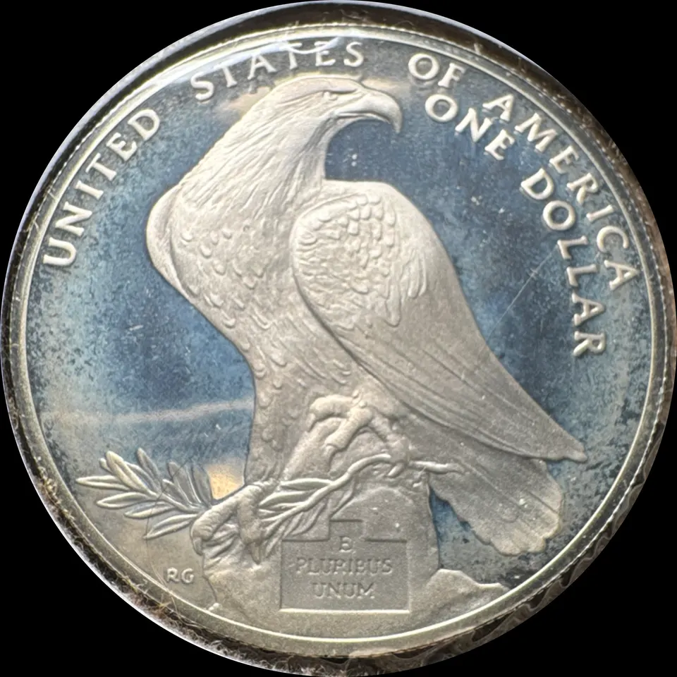1984-S Olympic Games Commemorative Dollars Ungraded — back