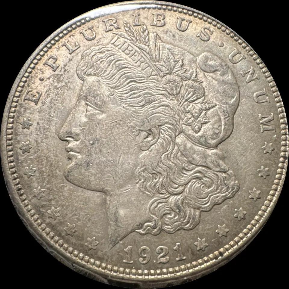 1921-D Morgan Dollar Ungraded — front