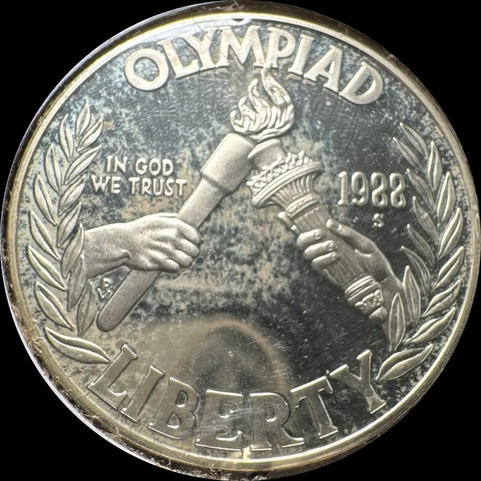 1988-S Olympic Games Commemorative Dollars Ungraded — front