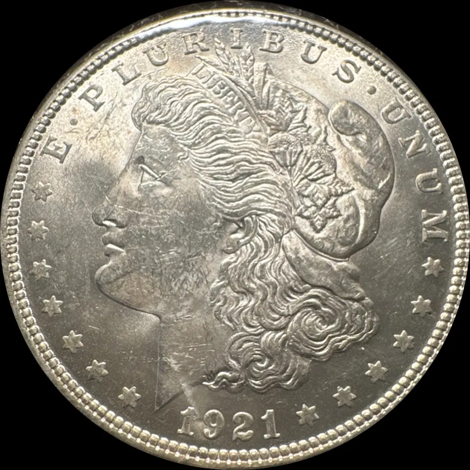 1921-P Morgan Dollar Ungraded — front