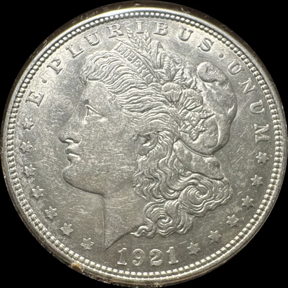1921-D Morgan Dollar Ungraded — front