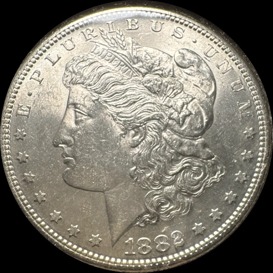 1882-S Morgan Dollar Ungraded — front