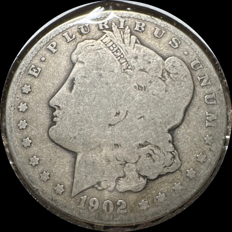 1902-S Morgan Dollar Ungraded — front