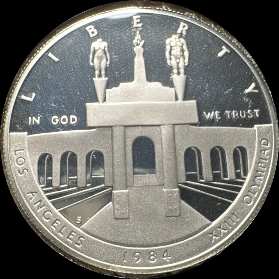 1984-S Olympic Games Commemorative Dollars Ungraded — front